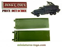 La rampe d'accés du pont Brockway militaire en miniature de Dinky Toys au 1/50e