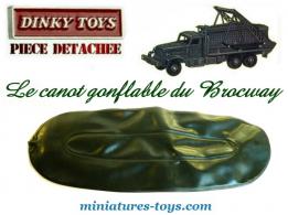 Le canot du pont Brockway militaire 884 en miniature de Dinky Toys France