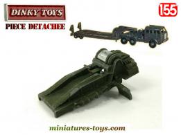 Le crochet treuil du Berliet T6 porte char ou transformateur miniature de Dinky