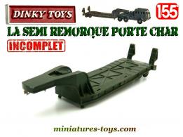 La semi remorque porte char miniature de Dinky Toys France au 1/55e