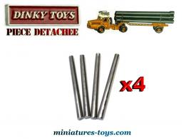 Les quatre ranchers pour l'Unic saharien porte pipeline miniature de Dinky Toys