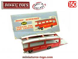 La Remorque Car carrier porte voitures miniature Dinky Toys Supertoys au 1/50e