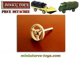 Le volant trois branches pour Unimog Mercedes miniature de Dinky Toys France