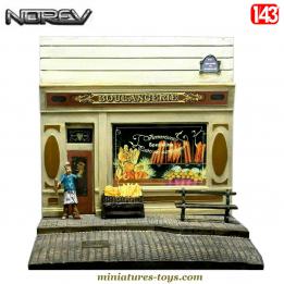 Le diorama de la boulangerie en miniature par Norev au 1/43e