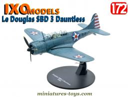 Le chasseur américain Douglas SBD 3 Dauntless miniature par Ixo au 1/72