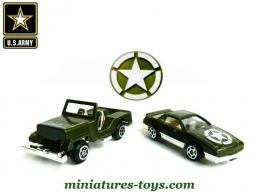 La Jeep et la voiture militaires en miniatures au 1/65e neuves