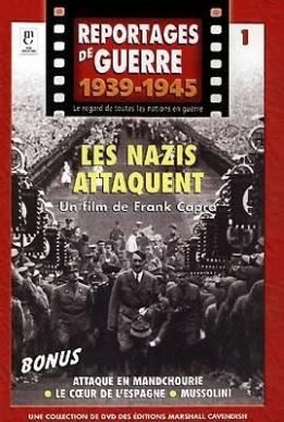 Le DVD du film documentaire Les Nazis attaquent de Frank Capra