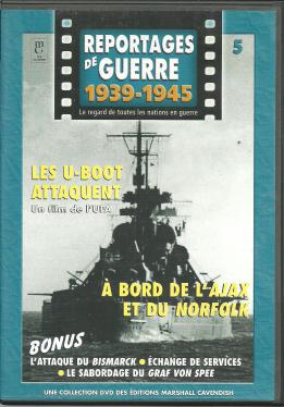 Le DVD du reportage de guerre allemand Les U Boot attaquent