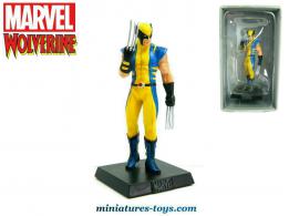 La figurine en résine de Wolverine par Eaglemoss Marvel Comics