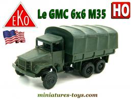 Le camion GMC M35 bâché en miniature militaire Eko au 1/88e H0 HO