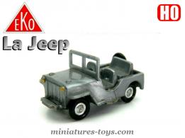 La Jeep en miniature par Eko au 1/86e H0 HO