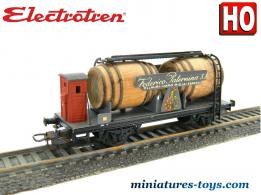 Le wagon bifoudres à guérite Federico Paternina en miniature Electrotren au H0 HO