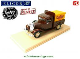 Le pick-up Ford V8 en miniature Cookies Jacquet par Eligor au 1/43e