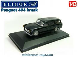 Le break Peugeot 404 noir en miniature par Eligor au 1/43e