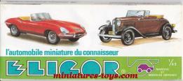 Le catalogue petit format des miniatures Eligor de 1986