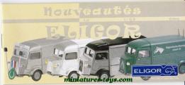 Le catalogue petit format de miniatures Nouveautés Eligor 2005