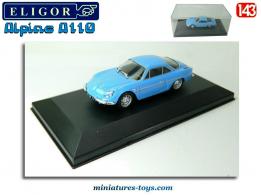 L'Alpine A110 1100 de 1965 en miniature par Eligor au 1/43e