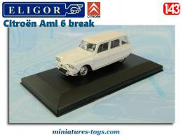 Le break Ami 6 Citroën en miniature de Eligor au 1/43e