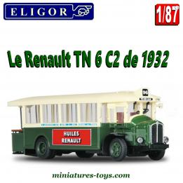 Un autobus Renault TN 6 C2 de 1932 en miniature par Eligor au 1/87e HO