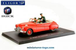 La Buick cabriolet de Blake et Mortimer Le secret de l'Espadon miniature au 1/43e