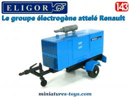 Le groupe électrogène Renault remorque en miniature par LBS Eligor au 1/43e