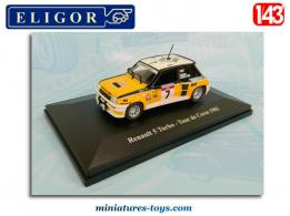 La Renault 5 Turbo 1 Tour de Corse 1982 en miniature par Eligor au 1/43e