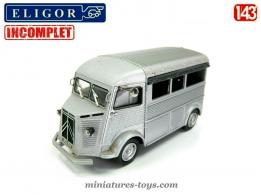 Le Citroën type H vitrée 1948 en miniature d'Eligor au 1/43e incomplet