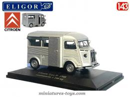 Le Citroën type H camionnette vitrée 1948 en miniature d'Eligor au 1/43e