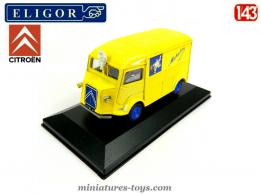 Le Citroën type H Michelin en miniature d'Eligor au 1/43e