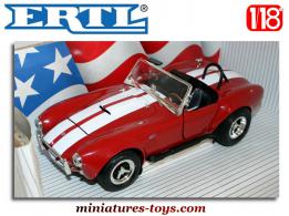 La Shelby Cobra 427 S C rouge en miniature par ERTL au 1/18e