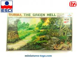 Le diorama Burma The green hell avec kits par Esci au 1/72e
