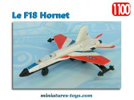 Le jet américain F18 Hornet en avion miniature métal au 1/100e