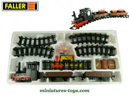 Le coffret de train vapeur vintage de Faller mini play train