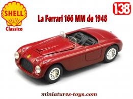 La Ferrari 166 MM de 1948 miniature pour Shell Collection Classico au 1/38e