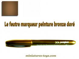 Un feutre de type marqueur pour peindre ou retoucher le doré de vos miniatures