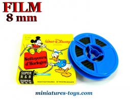 Le film de cinéma 8 mm du dessin animé Donald Mickey Nettoyeurs d'horloges