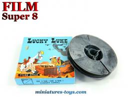 Le film de cinéma Super 8 du dessin animé Lucky Luke De l'or de l'or