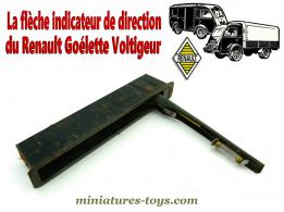 La flèche indicateur de direction 12 Volts du Renault Goélette Galion militaire