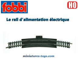 Un rail courbe alimentation électrique Fobbi pour trains électriques au HO