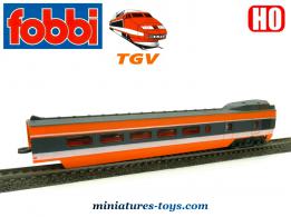 La voiture voyageurs 1er Classe du TGV Sud Est miniature par Fobbi au H0