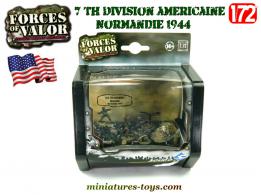 Les figurines de la 7th infantry Division 1944 par Forces of Valor Solido au 1/72e