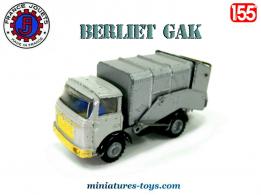 Le camion Berliet Gak poubelle voierie miniature de France Jouets au 1/55e