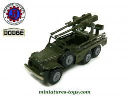 Le Dodge 6x6 WC 63 DCA militaire en miniature de France Jouets au 1/55e