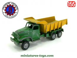 Le camion GMC 6x6 CCKW 353 benne miniature de France Jouets au 1/55e