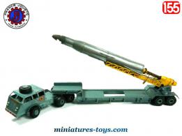 Le Pacific et la remorque lance fusée miniature France Jouets au 1/55e incomplet