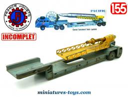 La remorque lance fusée du Pacific M26 miniature de France Jouets incomplète