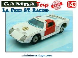 La Ford GT 40 blanche en miniature de Gamda Sabra Models au 1/43e