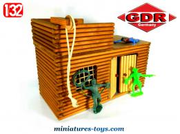 La maison en bois type western en miniature par GDR au 1/32e