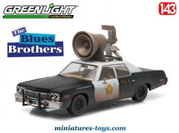 La Dodge Monaco des Blues Brothers en miniature par Greenlight au 1/43e