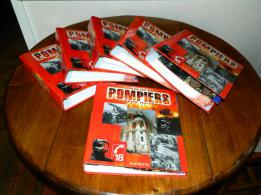  6 classeurs de la collection Hachette Les véhicules de sapeurs pompiers